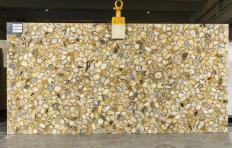 Suministro planchas 0.8 cm en piedra semi preciosa AGATE GOLD TL0143. Detalle imagen fotografías 