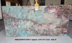Suministro planchas 0.8 cm en piedra semi preciosa AMAZZONITE Z0011. Detalle imagen fotografías 