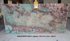 Suministro planchas 2 cm en piedra semi preciosa AMAZZONITE Z0011. Detalle imagen fotografías 