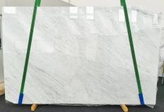 Suministro planchas pulidas 0.8 cm en mármol natural BIANCO CARRARA C 1647. Detalle imagen fotografías 