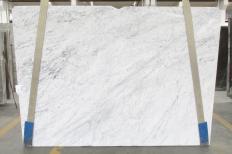 Suministro planchas pulidas 3 cm en mármol natural BIANCO CARRARA 1662M. Detalle imagen fotografías 