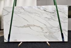 Suministro planchas pulidas 2 cm en mármol natural CALACATTA BORGHINI GL 1095. Detalle imagen fotografías 