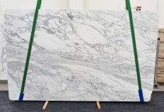 Suministro planchas pulidas 3 cm en mármol natural CALACATTA CARRARA 1421. Detalle imagen fotografías 