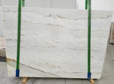 Suministro planchas pulidas 2 cm en mármol natural CALACATTA CREMO 1731. Detalle imagen fotografías 