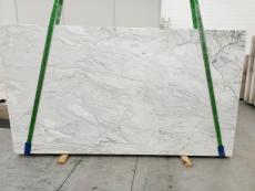 Suministro planchas pulidas 2 cm en mármol natural CALACATTA CREMO 1725. Detalle imagen fotografías 