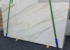 Suministro planchas pulidas 2 cm en mármol natural CALACATTA CREMO 1434. Detalle imagen fotografías 