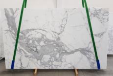 Suministro planchas mates 0.79 cm en mármol natural CALACATTA EXTRA 1145. Detalle imagen fotografías 