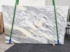 Suministro planchas pulidas 0.8 cm en mármol natural CALACATTA FANTASTICO 1521. Detalle imagen fotografías 