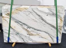 Suministro planchas pulidas 2 cm en mármol natural CALACATTA MAJESTIC 1413. Detalle imagen fotografías 