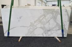 Suministro planchas pulidas 2 cm en mármol natural CALACATTA ORO 1244. Detalle imagen fotografías 