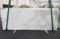 Suministro planchas pulidas 2 cm en mármol natural CALACATTA ORO 1244. Detalle imagen fotografías 
