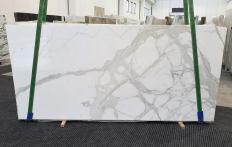 Suministro planchas 0.8 cm en mármol CALACATTA ORO 1244. Detalle imagen fotografías 