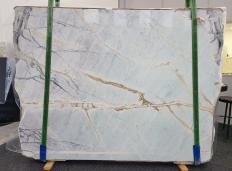 Suministro planchas pulidas 2 cm en mármol natural CALACATTA TURCHESE 1705. Detalle imagen fotografías 