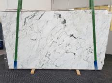 Suministro planchas pulidas 2 cm en mármol natural CALACATTA VAGLI ORO 1710. Detalle imagen fotografías 