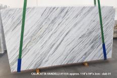Suministro planchas pulidas 2 cm en mármol natural Calacatta Vandelli 1153. Detalle imagen fotografías 