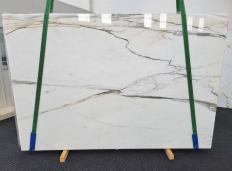Suministro planchas pulidas 2 cm en mármol natural CALACATTA 1604. Detalle imagen fotografías 