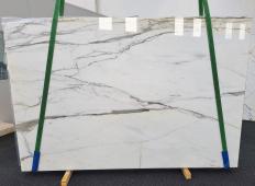 Suministro planchas pulidas 2 cm en mármol natural CALACATTA 1604. Detalle imagen fotografías 