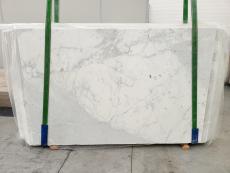 Suministro planchas pulidas 2 cm en mármol natural CALACATTA 1733. Detalle imagen fotografías 