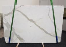 Suministro planchas pulidas 3 cm en mármol natural CALACATTA GL 1108. Detalle imagen fotografías 