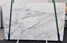 Suministro planchas pulidas 0.8 cm en mármol natural CALACATTA 1188. Detalle imagen fotografías 
