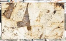 Suministro planchas pulidas 2 cm en granito natural GIALLO ALBA 3066A. Detalle imagen fotografías 
