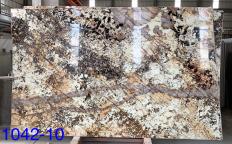 Suministro planchas pulidas 2 cm en granito natural GOLDEN AGATE 1042. Detalle imagen fotografías 