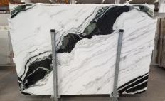 Suministro planchas pulidas 0.8 cm en mármol natural PANDA 1517M. Detalle imagen fotografías 