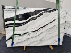 Suministro planchas pulidas 0.8 cm en mármol natural PANDA 1335. Detalle imagen fotografías 