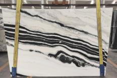 Suministro planchas pulidas 0.8 cm en mármol natural PANDA 1771M. Detalle imagen fotografías 
