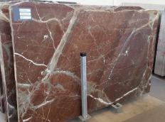 Suministro planchas pulidas 2 cm en mármol natural ROJO CORALITO NEW T0262. Detalle imagen fotografías 