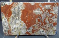 Suministro planchas pulidas 2 cm en mármol natural ROSSO ANTICO DM040. Detalle imagen fotografías 