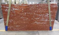 Suministro planchas pulidas 2 cm en mármol natural ROSSO FRANCIA 1007M. Detalle imagen fotografías 