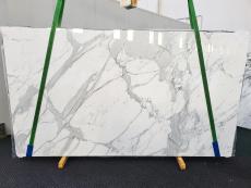 Suministro planchas pulidas 2 cm en mármol natural STATUARIO EXTRA 1674. Detalle imagen fotografías 