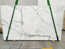 Suministro planchas pulidas 0.8 cm en mármol natural STATUARIO VENATO 1730. Detalle imagen fotografías 