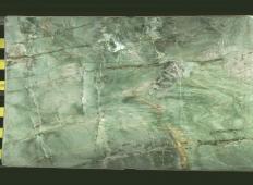 Suministro planchas pulidas 2 cm en cuarcita natural VERDE JADOR A0114. Detalle imagen fotografías 