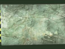 Suministro planchas pulidas 2 cm en cuarcita natural VERDE JADOR A0114. Detalle imagen fotografías 