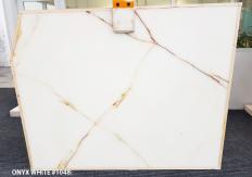 Suministro planchas pulidas 2 cm en ónix natural White Onyx 1048. Detalle imagen fotografías 