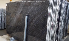 Suministro planchas pulidas 2 cm en mármol natural Zebra Black UL0079. Detalle imagen fotografías 