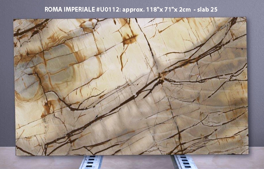 ISOLA BLUE Suministro Veneto (Italia) de planchas pulidas en cuarcita natural U0112 , Slab #25 
