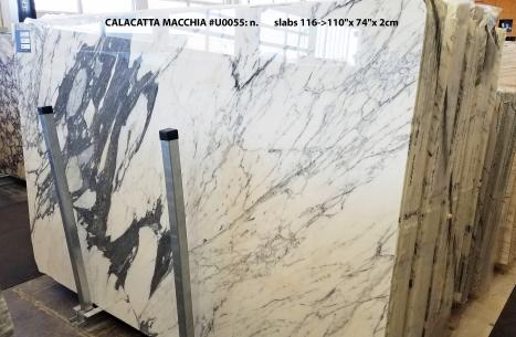 CALACATTA MACCHIAplancha mármol italiano pulido SL2CM,  285 x 187 x 2 cm piedra natural (disponible en Veneto, Italia) 