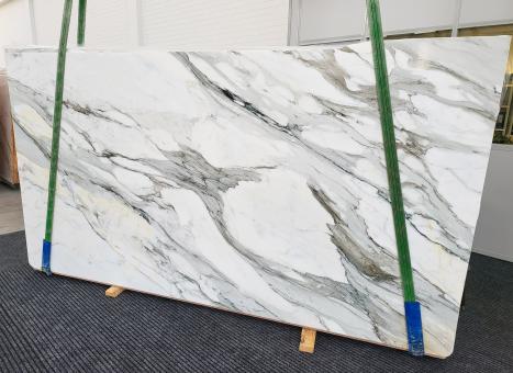 CALACATTA BORGHINIplancha mármol italiano pulido Slab #25,  323 x 174 x 2 cm piedra natural (vendida en Veneto, Italia) 