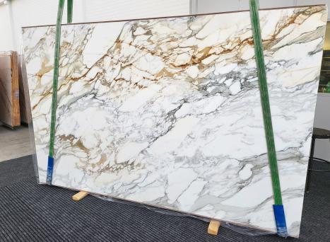 CALACATTAplancha mármol italiano pulido Slab #37,  300 x 190 x 2 cm piedra natural (disponible en Veneto, Italia) 