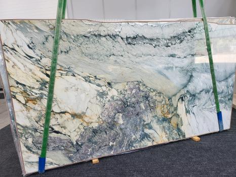 BRECCIA CAPRAIA TORQUOISEplancha mármol italiano pulido Slab #48,  340 x 180 x 2 cm piedra natural (disponible en Veneto, Italia) 