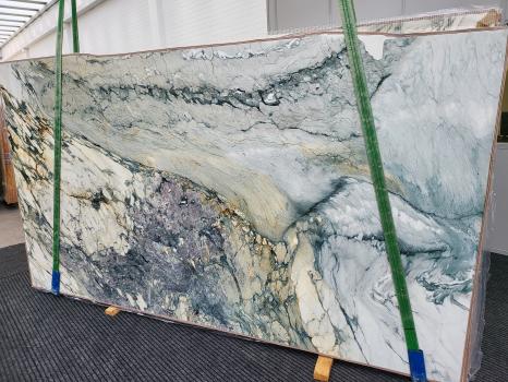 BRECCIA CAPRAIA TORQUOISEplancha mármol italiano pulido Slab #56,  340 x 180 x 2 cm piedra natural (disponible en Veneto, Italia) 