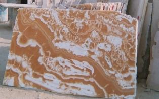 Producción planchas en ónix : Alabaster