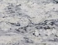 Detallo técnico: WHITE ICE, granito natural pulido brasileño 