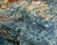 Detallo técnico: FUSION BLUE, mármol natural pulido brasileño 